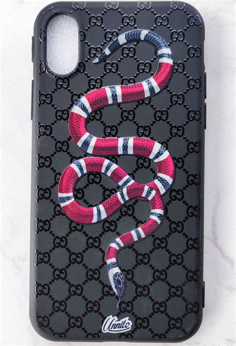 gucci snake case iphone x|Gucci iPhone X case release.